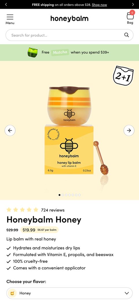 Honeybalm, the original version